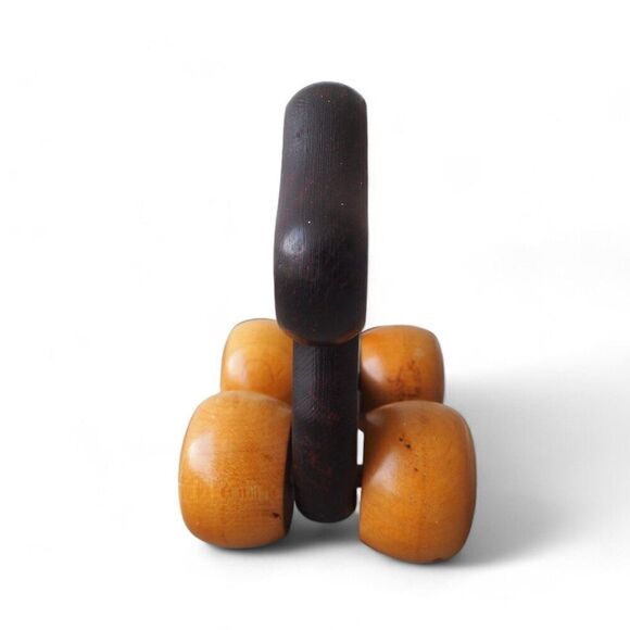 Vintage Vi-one Laboratories 1980's Wooden Toy Dog - Picture 2 of 6